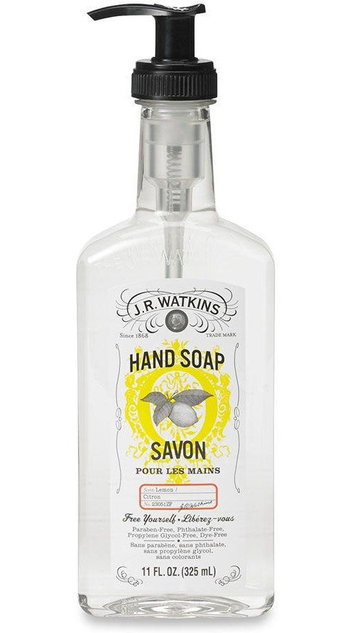 J.R. Watkins 23051 Liquid Hand Soap, Lemon, 11 Oz