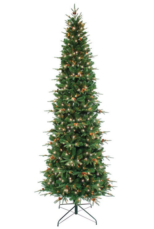 J & J Seasonal ILEX-311-90P Lexington Prelit Artificial Christmas Tree, 9'