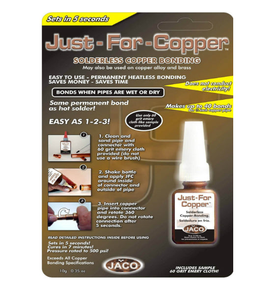 Jackson 31010 Just For Copper Solderless Copper Bonding, 10g