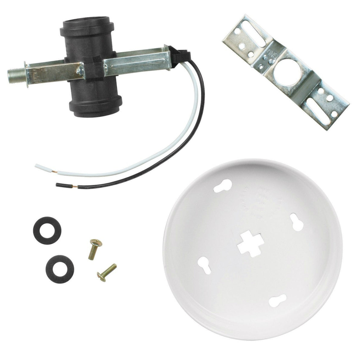 Jandorf 60223 Ceiling Fixture Kit, White