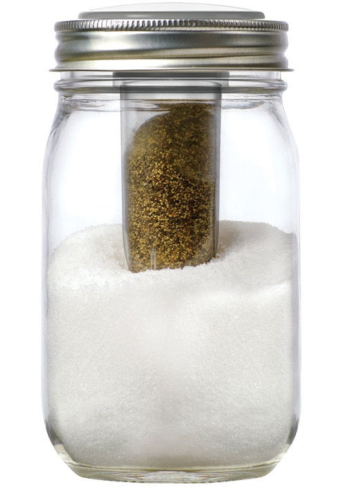 Jarware 82627 Salt & Pepper Shaker Decorative Jar Lid, Regular Mouth