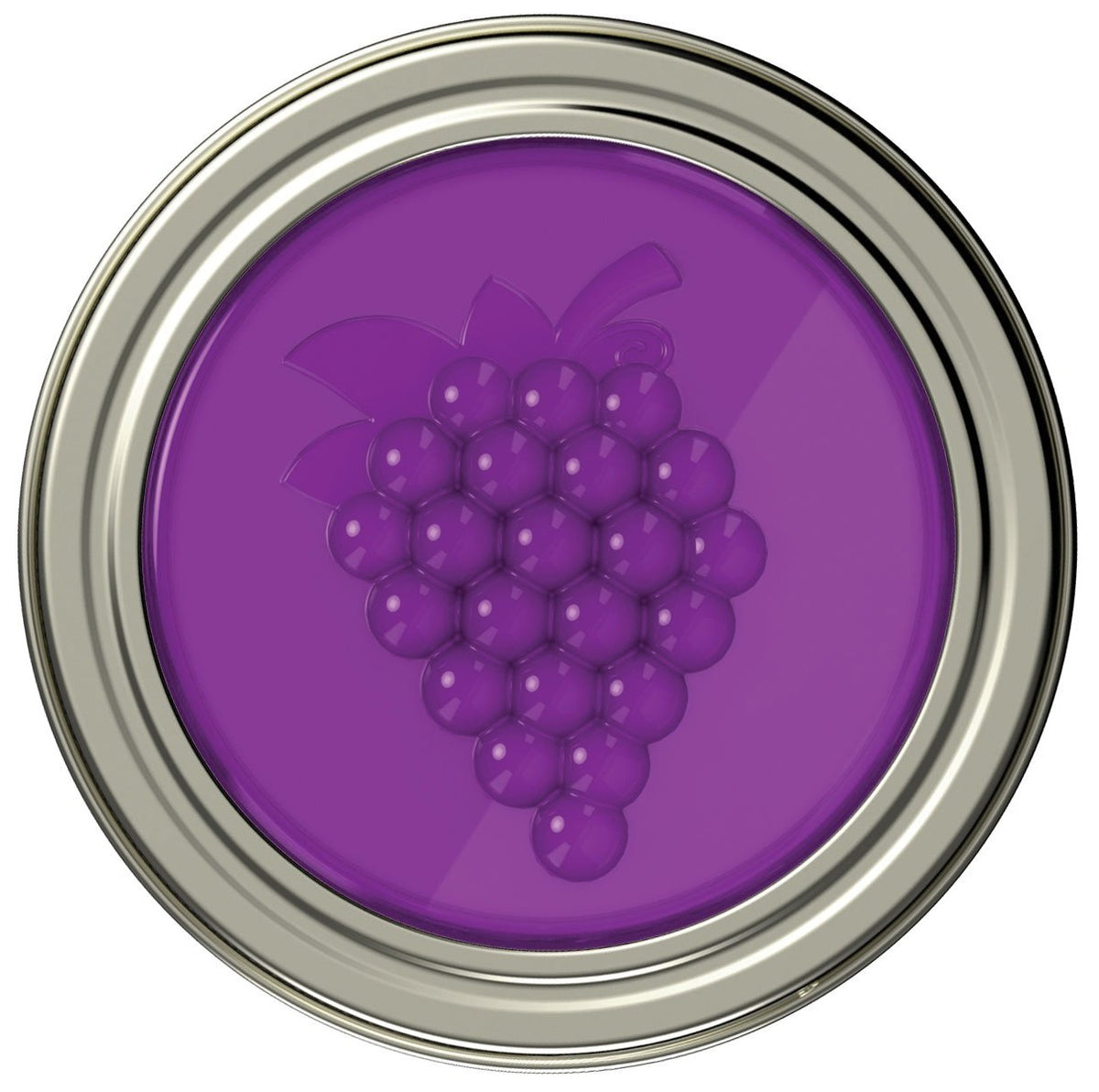 Jarware 82630 Grape Jelly/Jam Decorative Jar Lid, Regular Mouth, 4/Pack