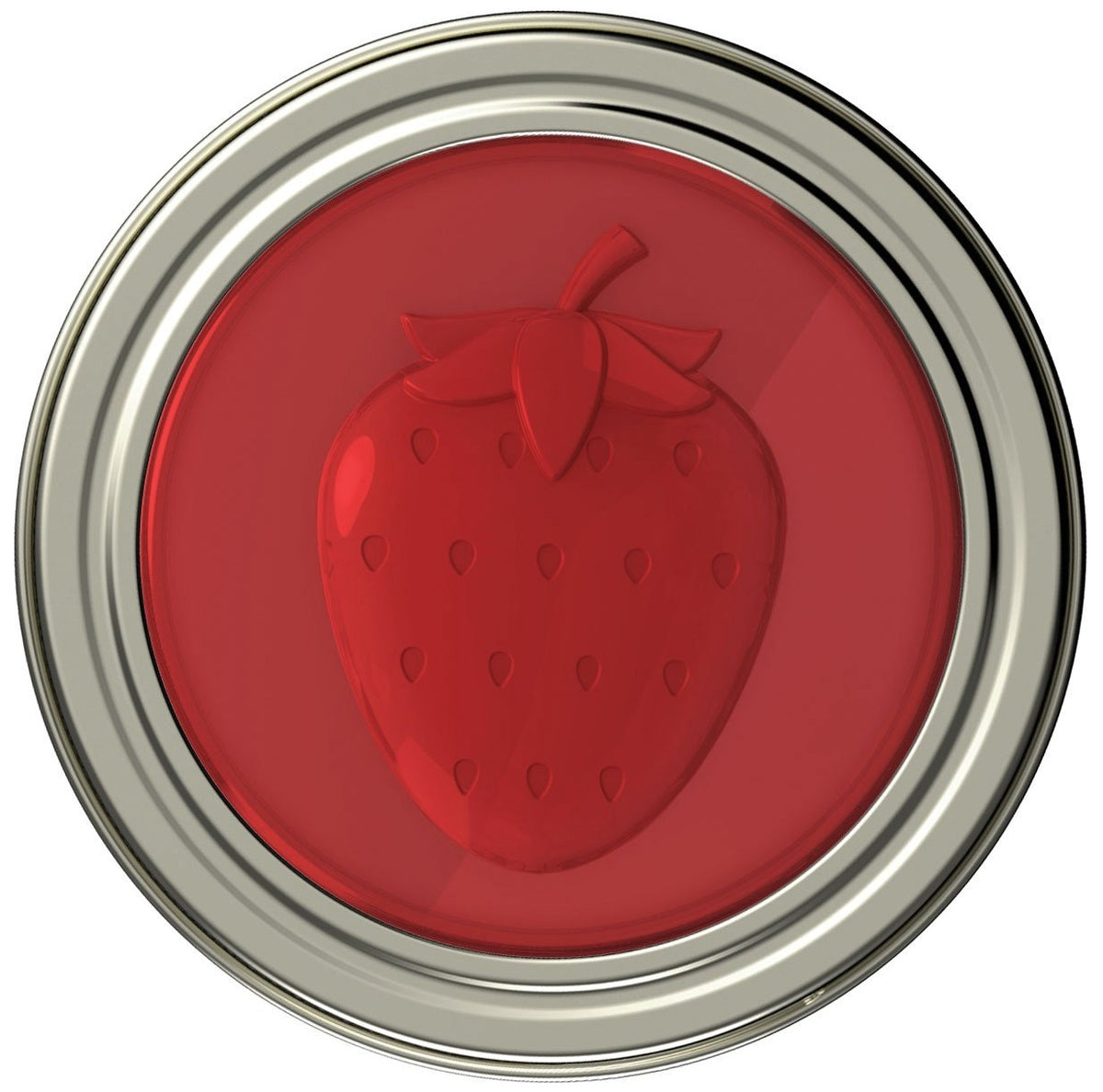 Jarware 82633 Starwberry Jelly/Jam Decorative Jar Lid, Regular Mouth