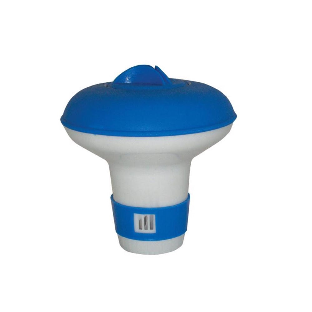 Jed 10-451 Floating Chlorine Dispenser, Blue/White, Plastic