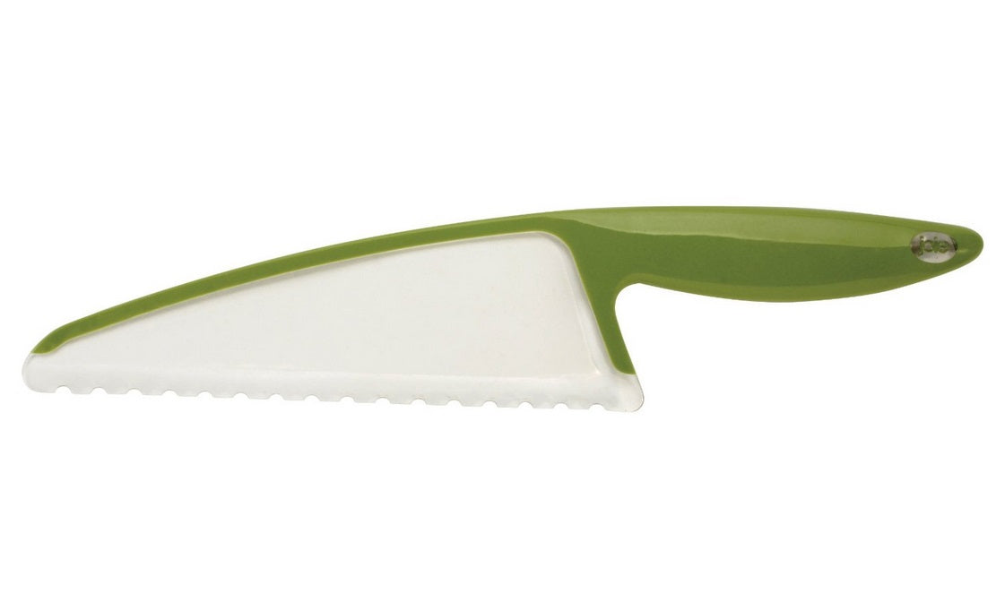 Joie MSC 29511 Serrated Lettuce Knife, Kiwi/White