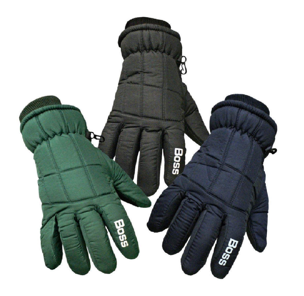 Boss 4232BM Insulated Skin Gloves, Black, Medium