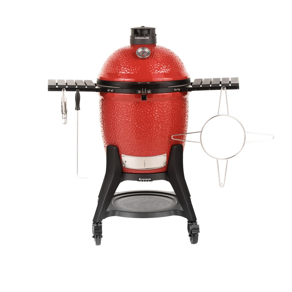 Kamado Joe KJ15040921 Classic Joe III Charcoal Grill, Red, 18"