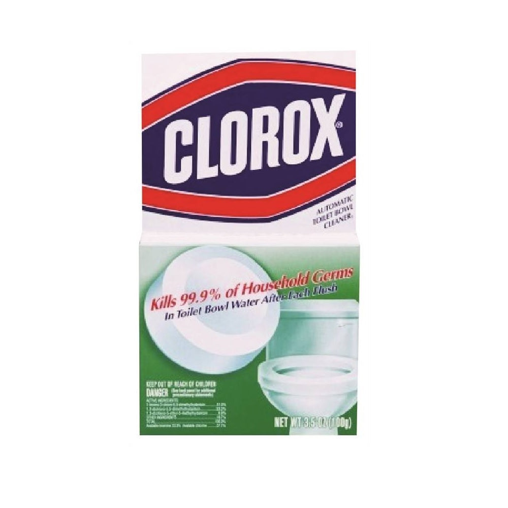 Clorox 30024 Automatic Toilet Bowl Cleaner, White, 3.5 Oz