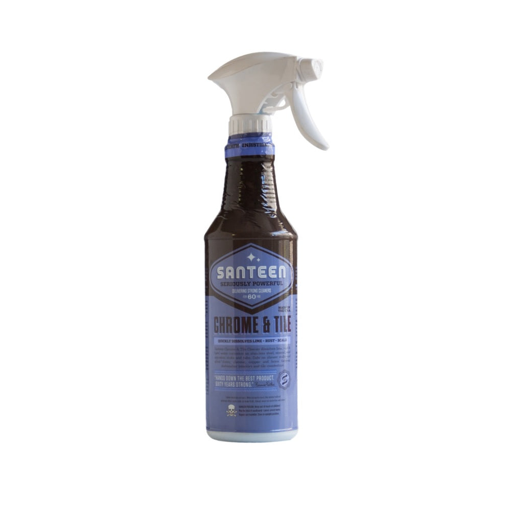 Santeen 320-6 Chrome & Tile Cleaner Spray, 22 Oz