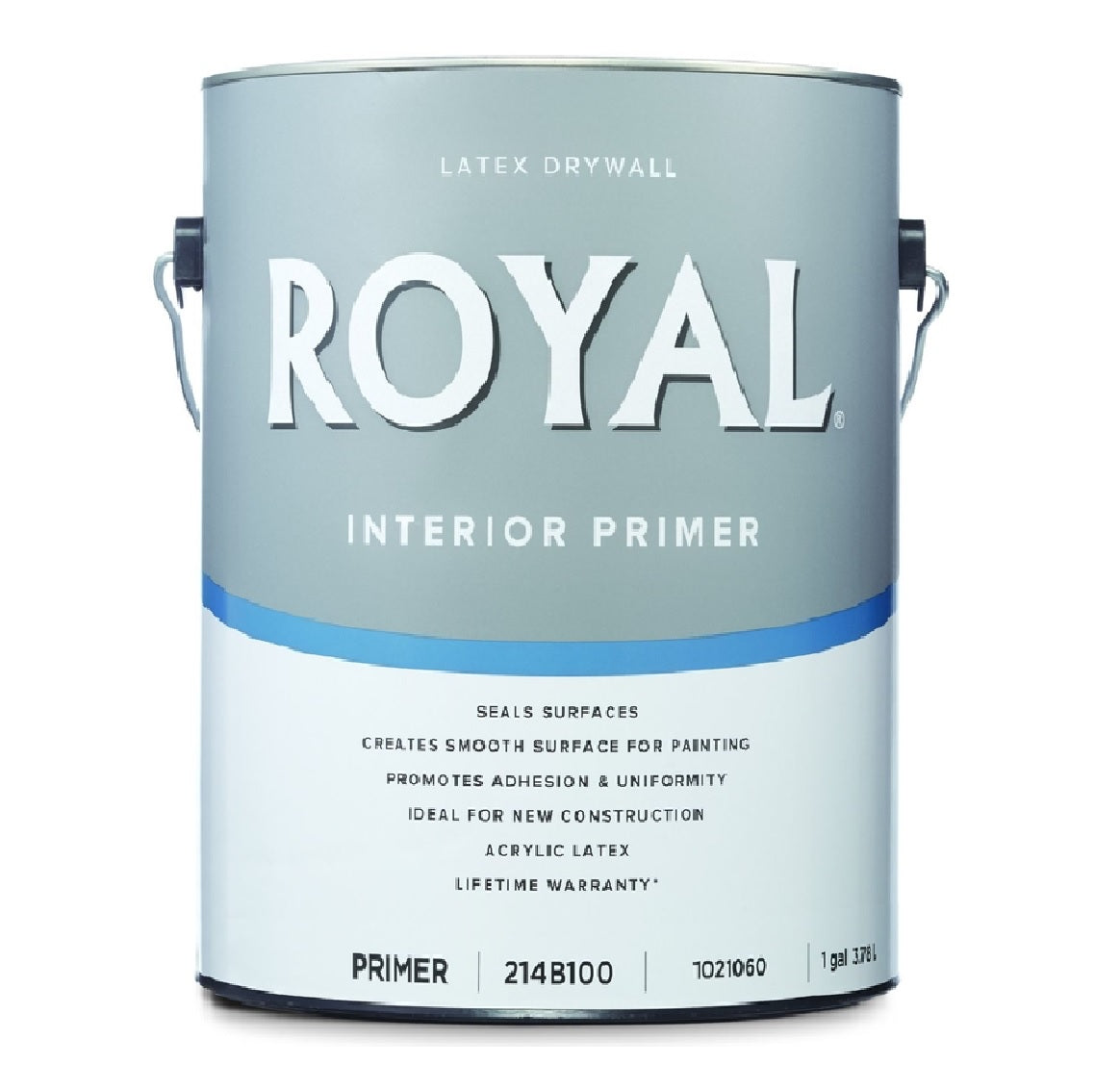 Royal 214B100-6 Flat Drywall Primer, Latex