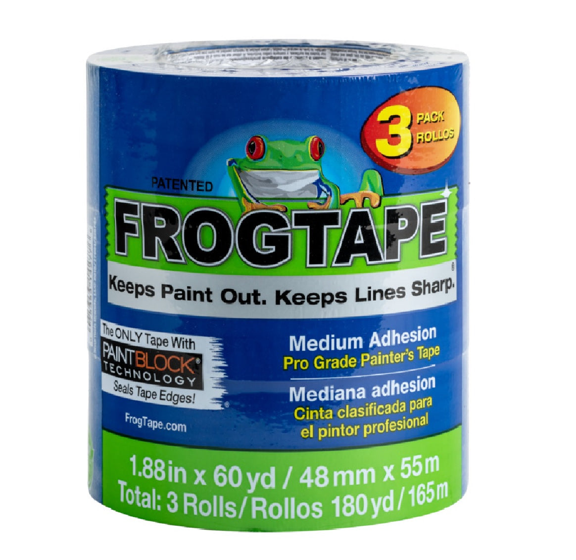 FrogTape 104957 Pro Grade Painter Tape, Blue
