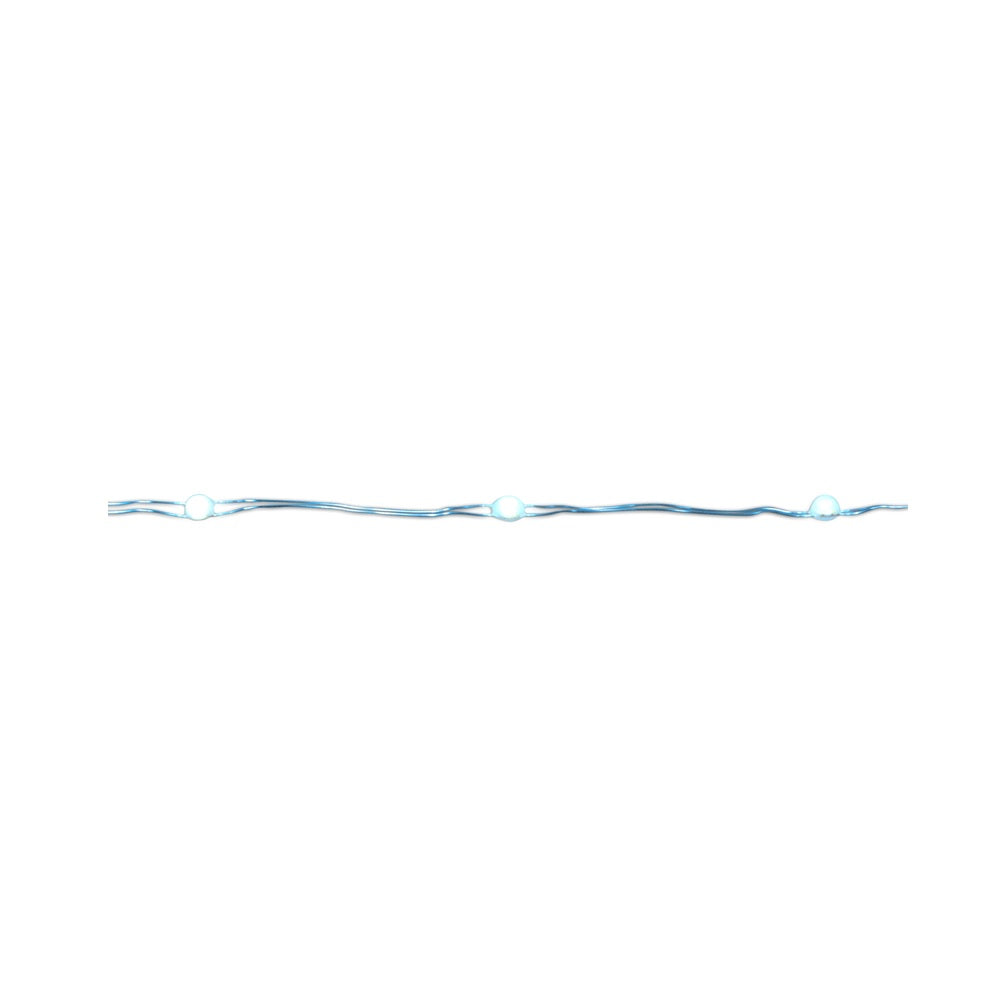 Celebrations MICBSLV100CW2A LED Christmas Lights, 16.5", Cool White