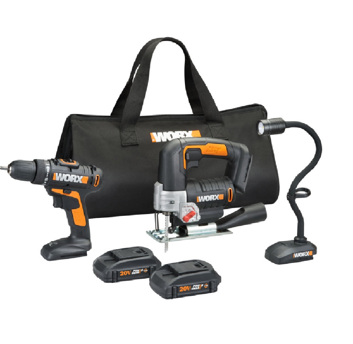 Worx WX959L Combination Power Tool Kit, Drill Driver