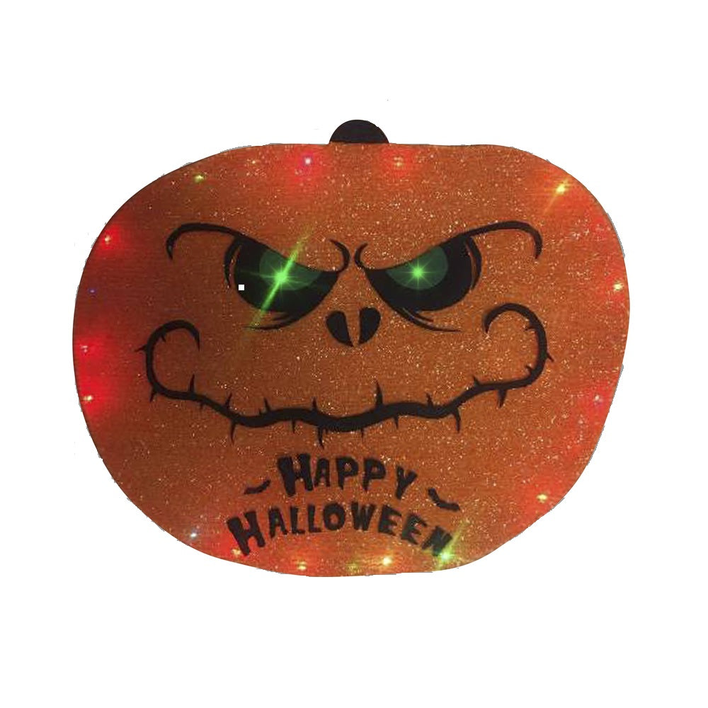 Gemmy 227000 Happy Halloween Creepy Pumpkin Hanging Decor