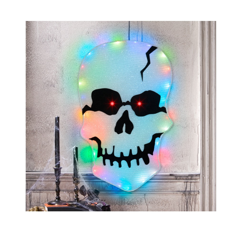 Gemmy 226692 Prelit Skull Hanging Decor