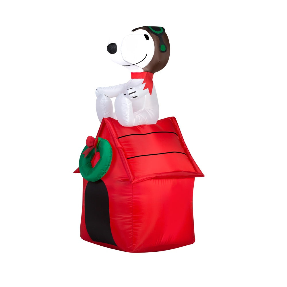 Gemmy 19373 Inflatable Snoopy on House, 42"