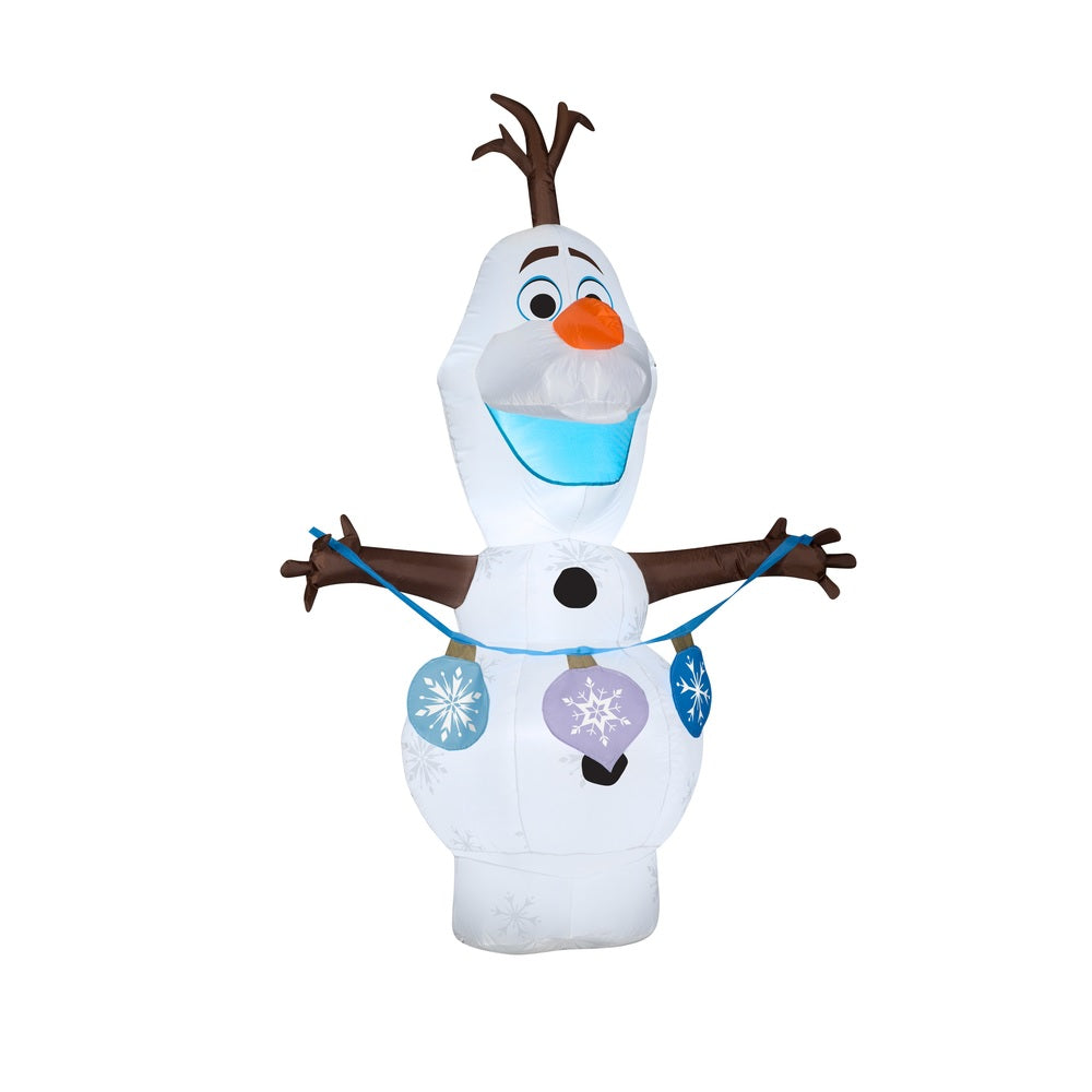 Gemmy 119003 Inflatable Frozen 2 Olaf Ornament String, 48"