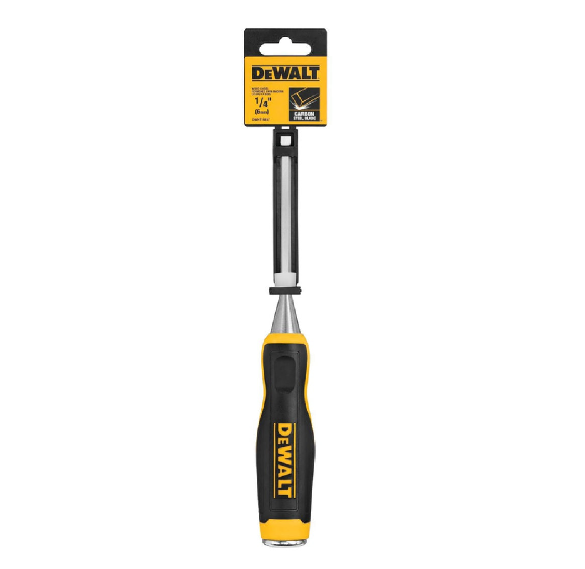 DeWalt DWHT16857 Flat Wood Chisel, 1/4 Inch