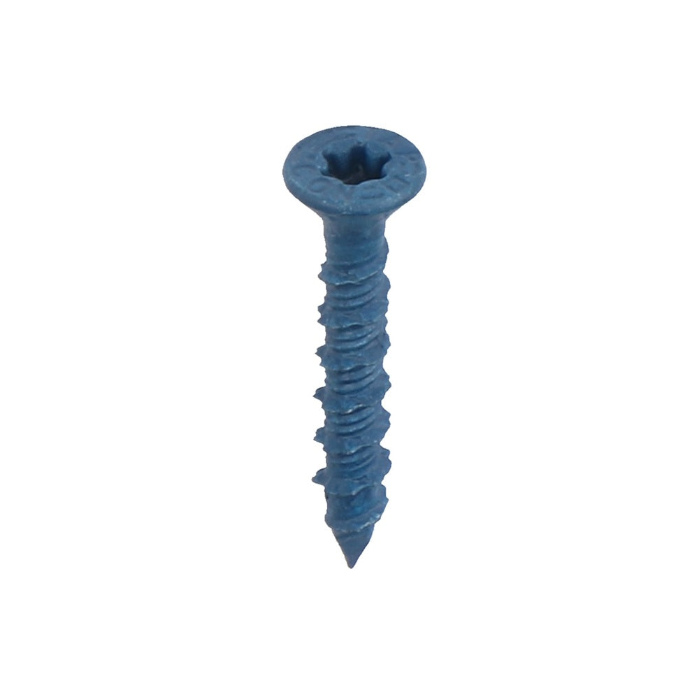 Tapcon 28550 Star Flat Head Concrete Screws, 1-1/4", Steel