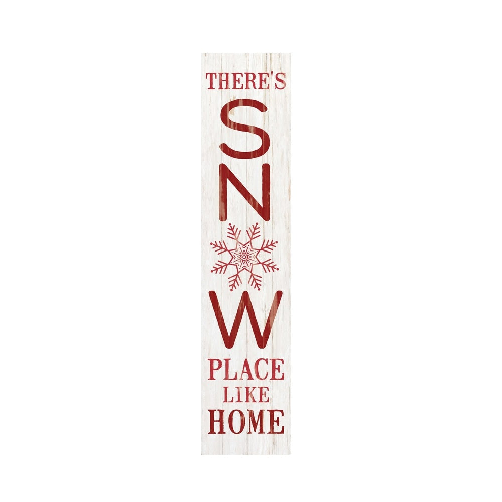 P. Graham Dunn ACE-17880E01 Snow Place Like Home Porch Sign