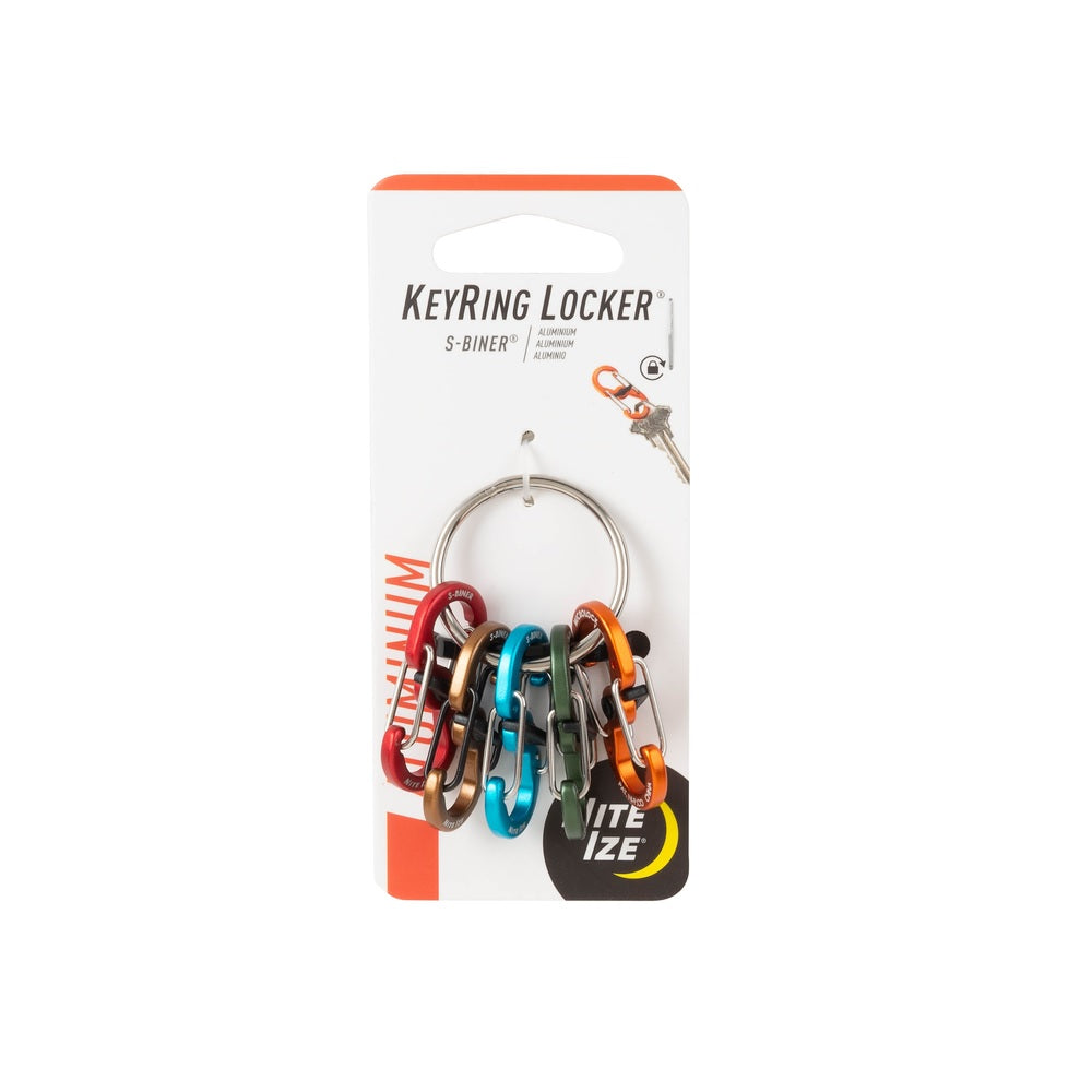 Nite Ize KRGA-A1-R3 Assorted Key Ring, Assorted, Aluminum