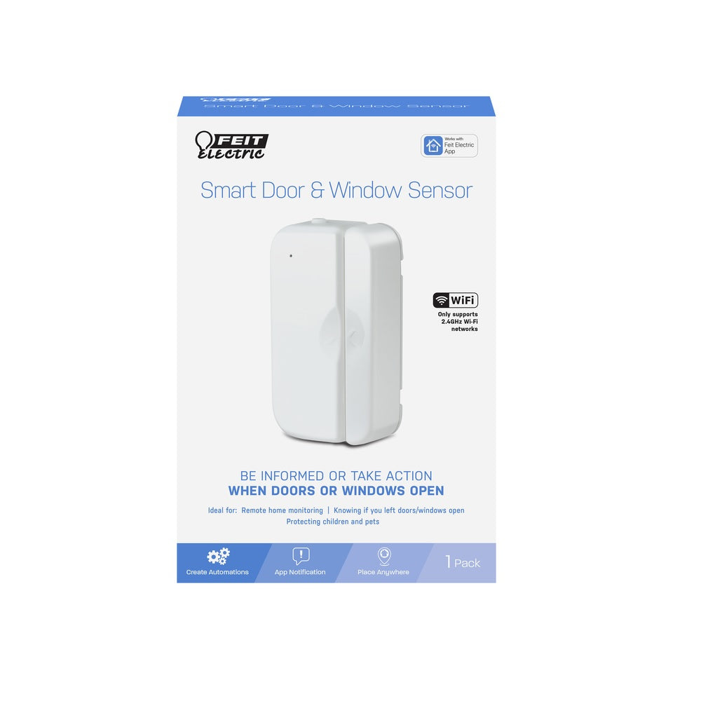 Feit Electric MOT/DOORWIFIBAT Door and Window Sensor, White