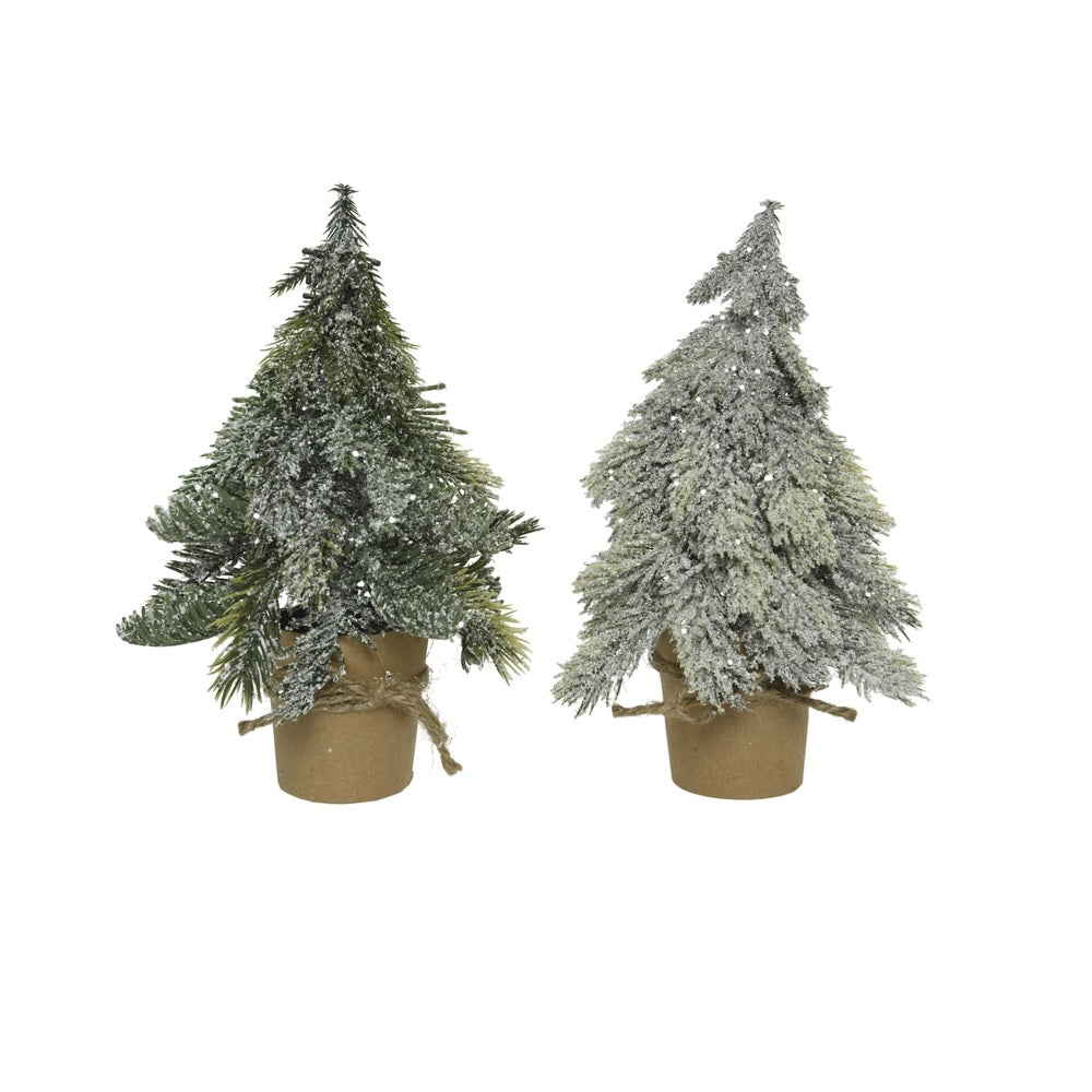 Decoris 680810 Full Christmas Tree, 12"