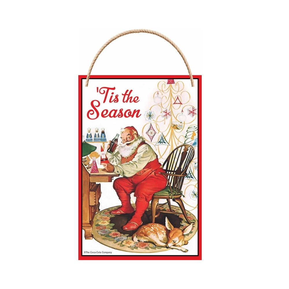 Open Road 90165346 Coca Cola Christmas Wall Decor, Metal