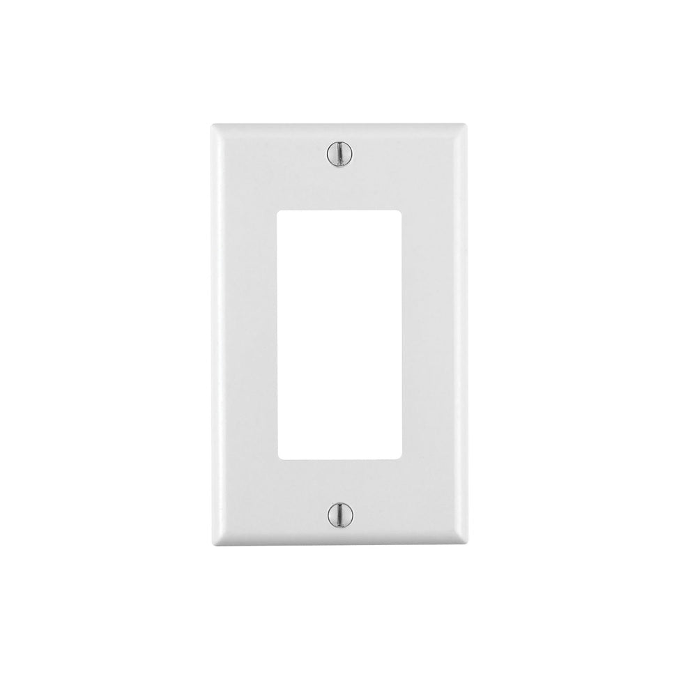 Leviton 80401-2AW Thermoset Plastic Wall Plate, White
