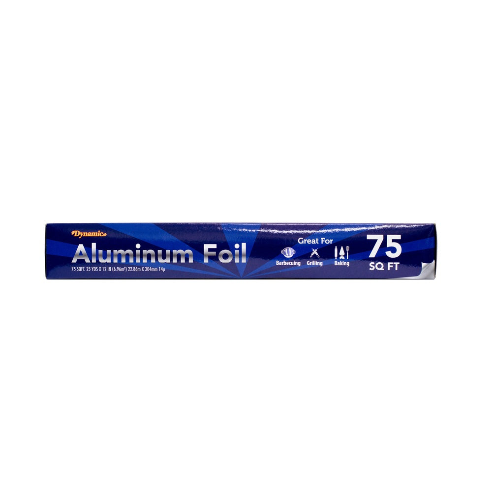 Dynamic 074027750040 Aluminum Foil, 12", Silver, 14 pc.