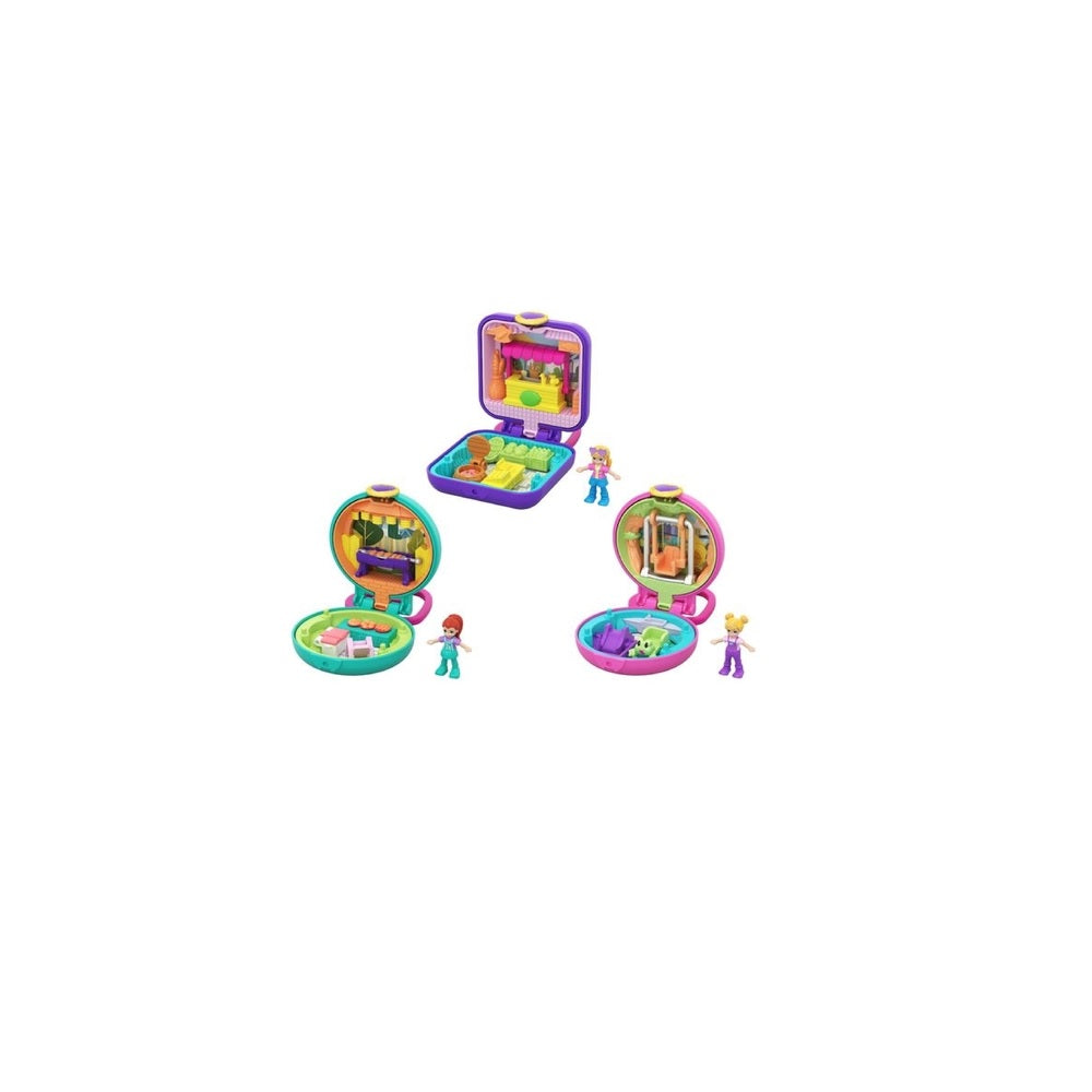 Mattel GKJ39 Polly Pocket Tiny Compacts, Multicolored, Plastic