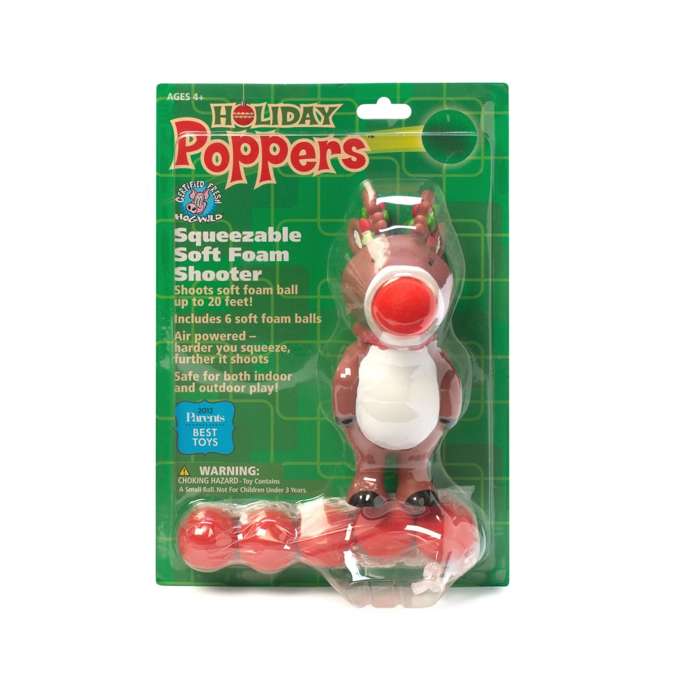 Hog Wild 54530 Reindeer Popper Toy, Multicolored, 7 pc.