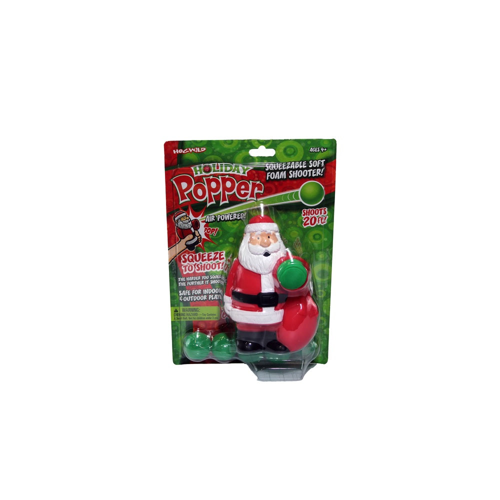 Hog Wild 54511 Santa Popper Toy, Multicolored, Foam