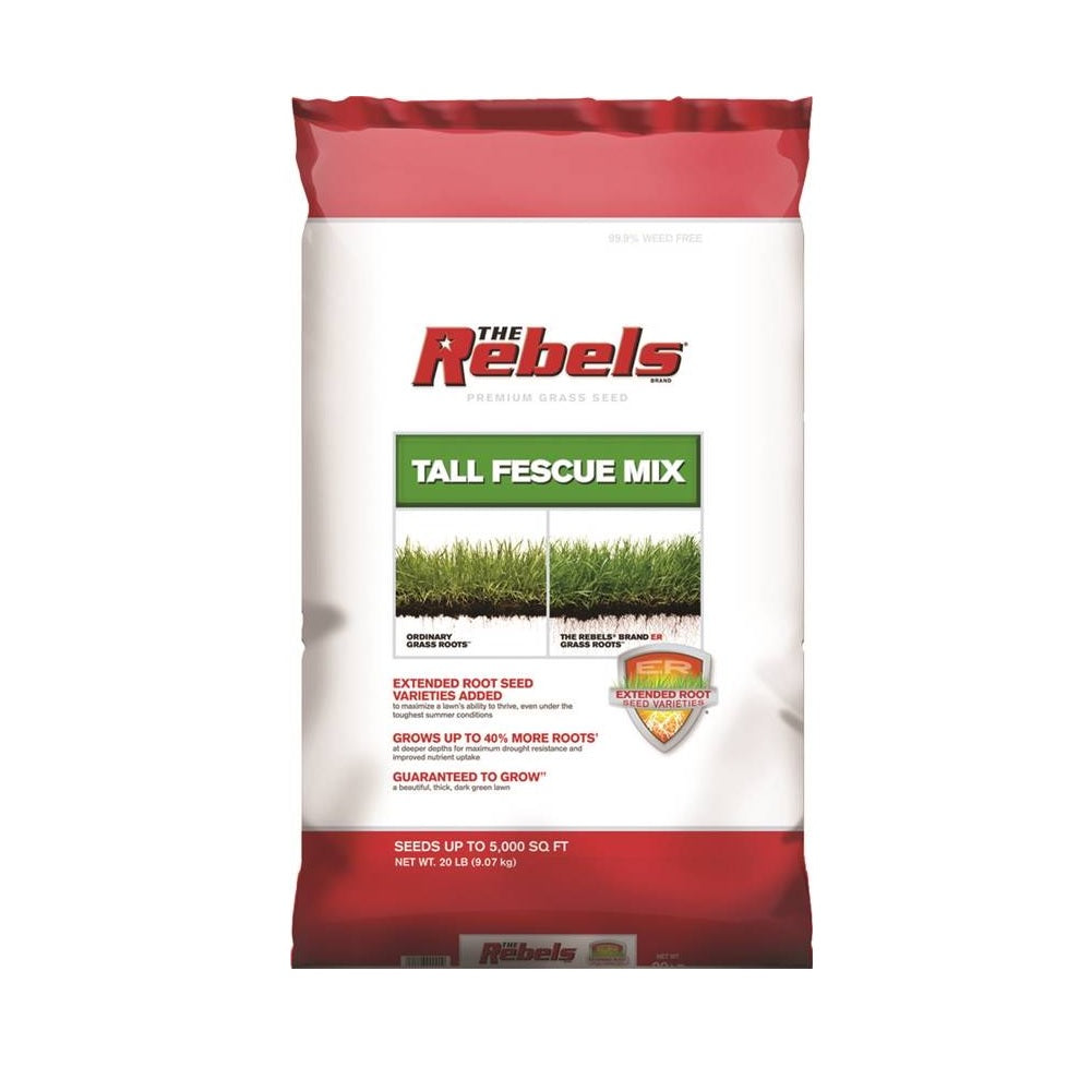 Pennington 100543730 The Rebels Tall Fescue Grass Seed, 20 lb