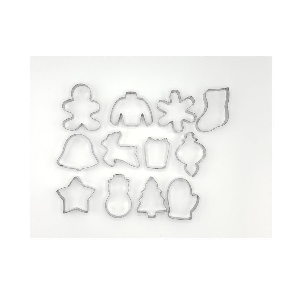 Handstand Kitchen BKS-HOLCC12 Cookie Cutter Set, Stainless Steel