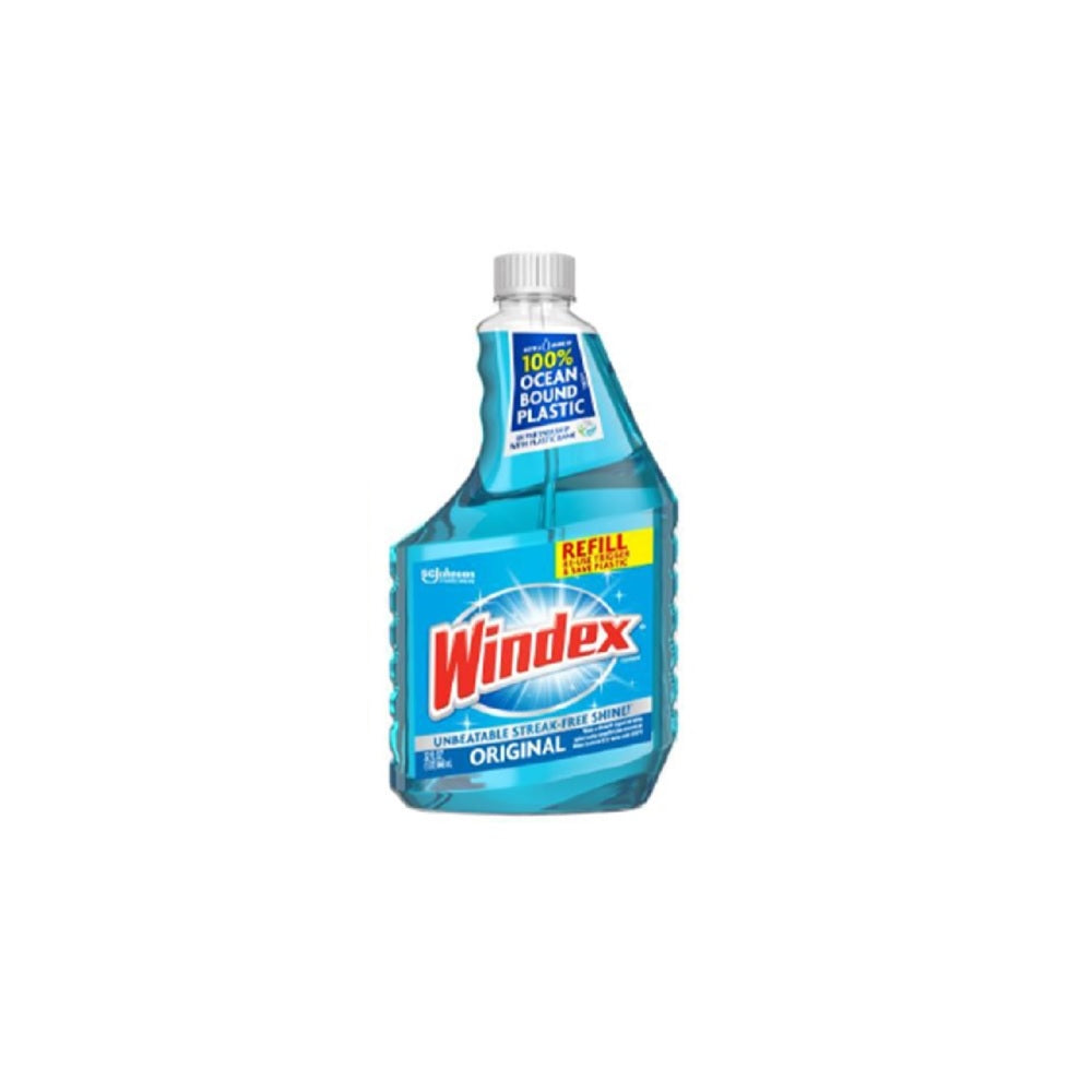 Windex 00377 Glass Cleaner Refill Liquid, 26 oz