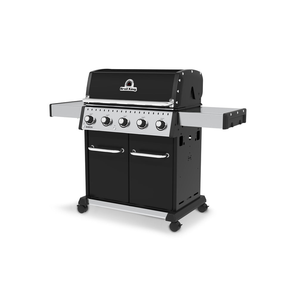 Broil King 876214 5 burners Liquid Propane Grill, Black