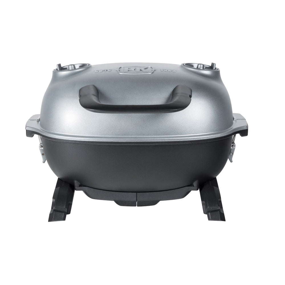 PK PK200-SFL Charcoal Grill and Smoker, Silver, Cast Aluminum