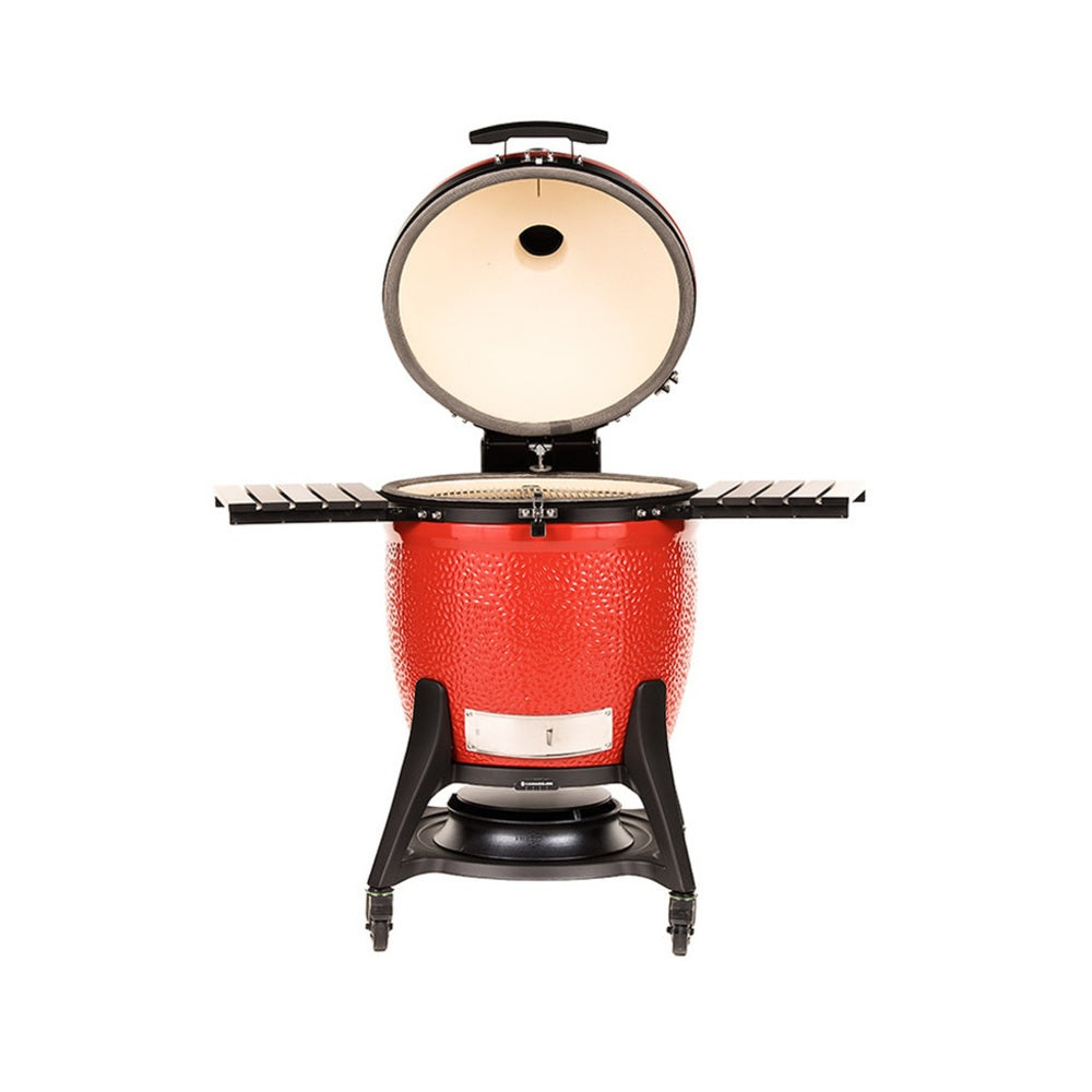 Kamado Joe KJ15041021 Kamado Grill and Smoker, 24", Red