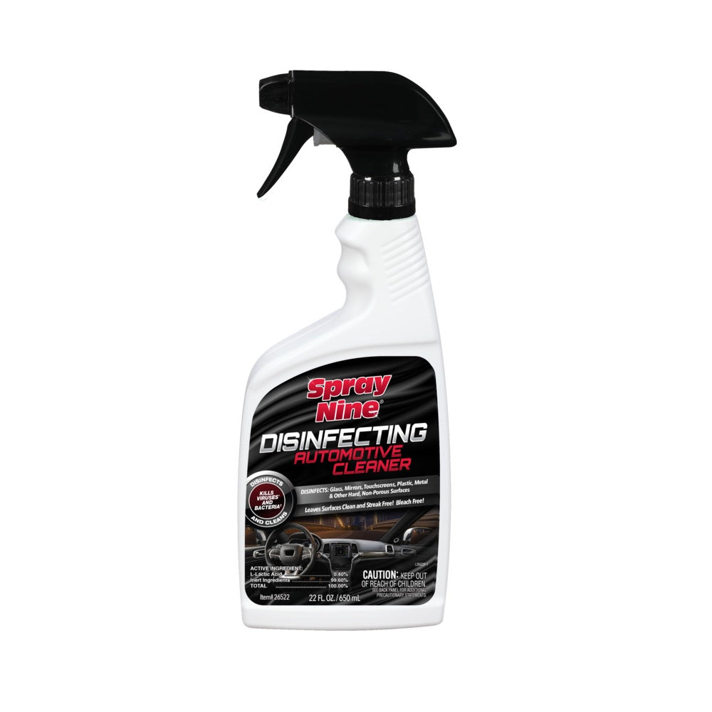 Spray Nine 26522 Disinfectant automotive Cleaner, 22 oz.