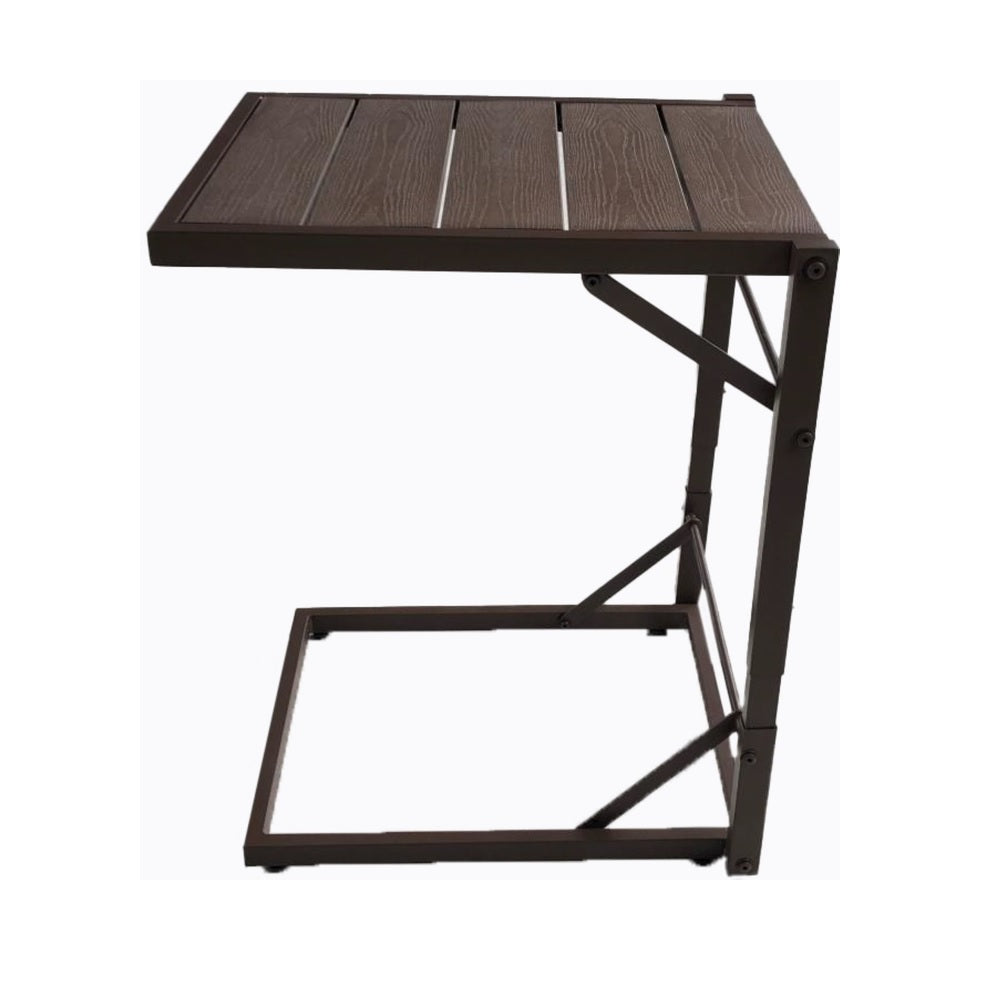 Living Accents 101220F Square Brown Side Table, Brown