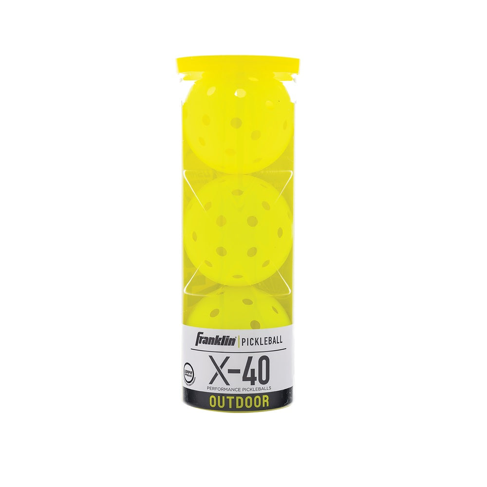 Franklin 52821 Pickleballs, Yellow, Plastic