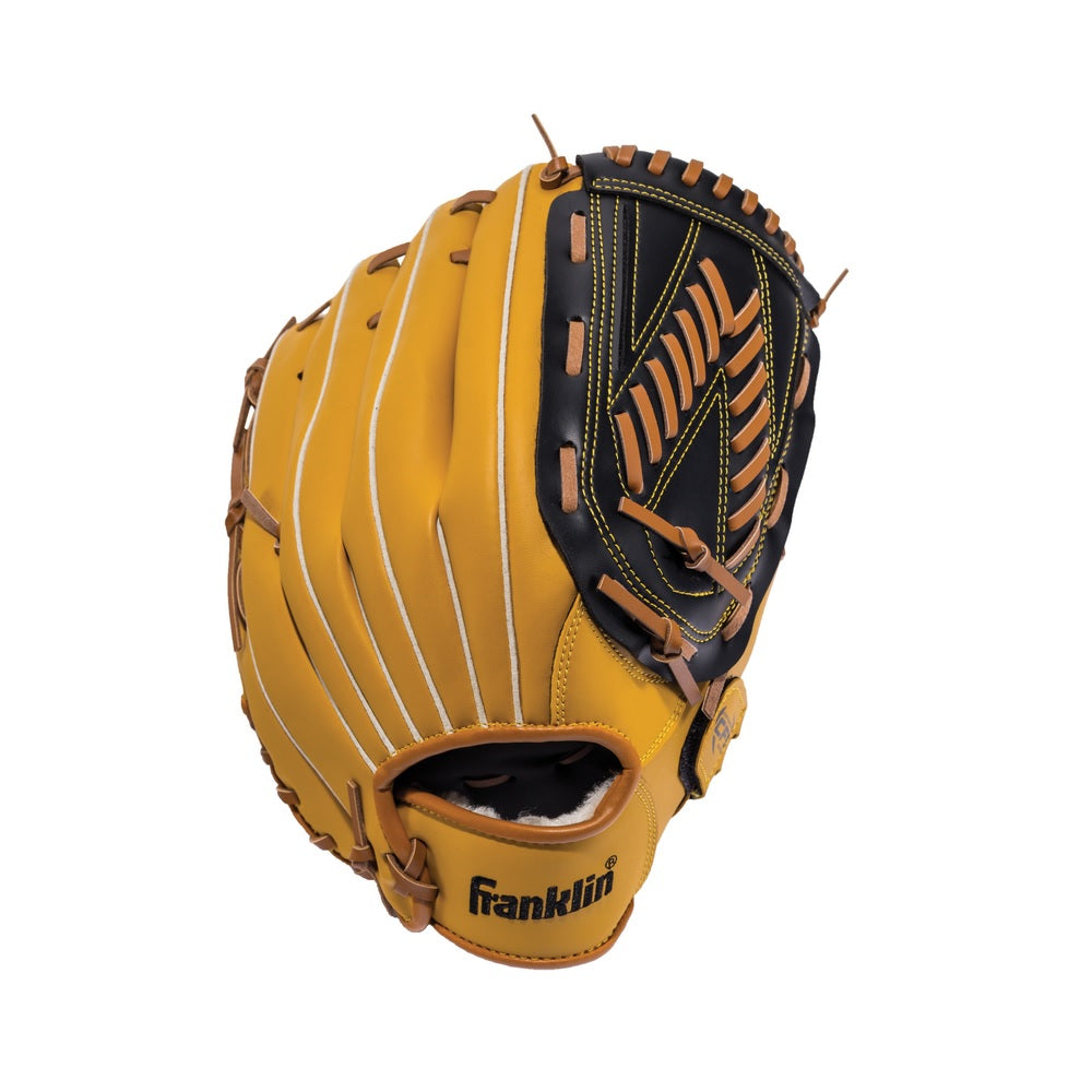 Franklin 22601 Right-handed Baseball Glove, 13", Black/Tan