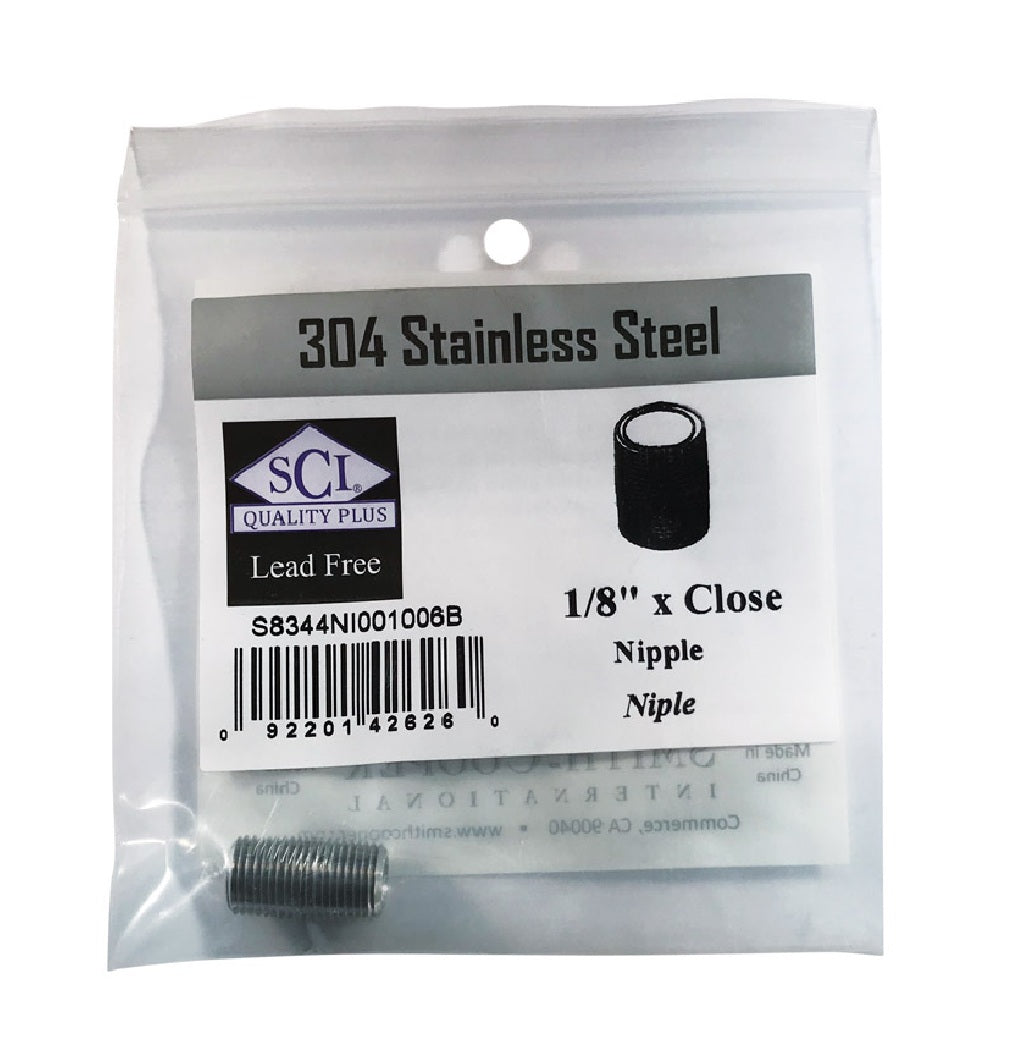 Smith-Cooper 4632100000 MPT Nipple, 1/8 Inch
