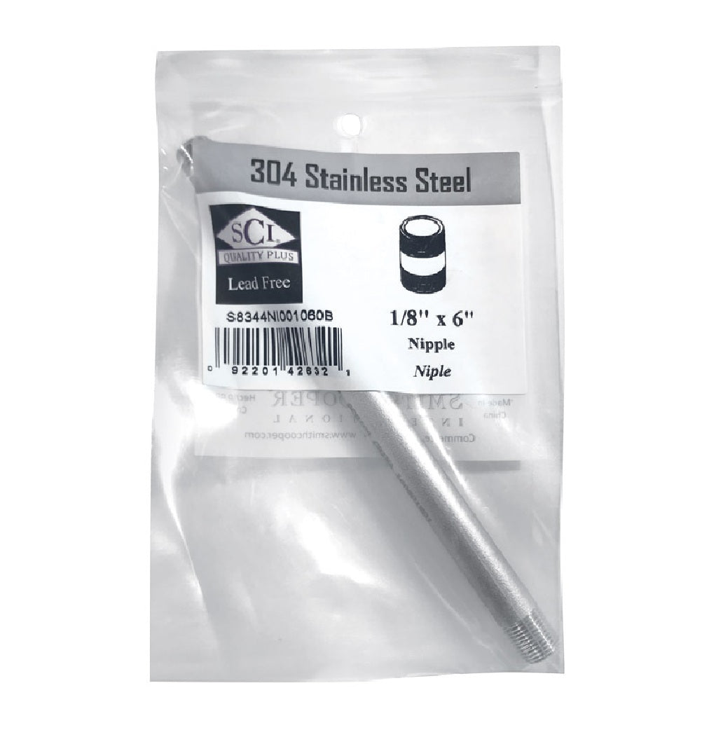 Smith-Cooper 4632100070 Stainless Steel MPT Nipple