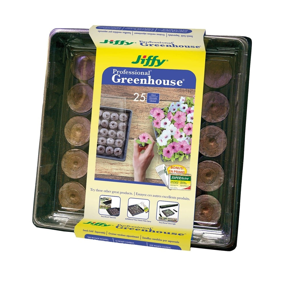 Jiffy J425GS Greenhouse Starter Kit, 25-Piece