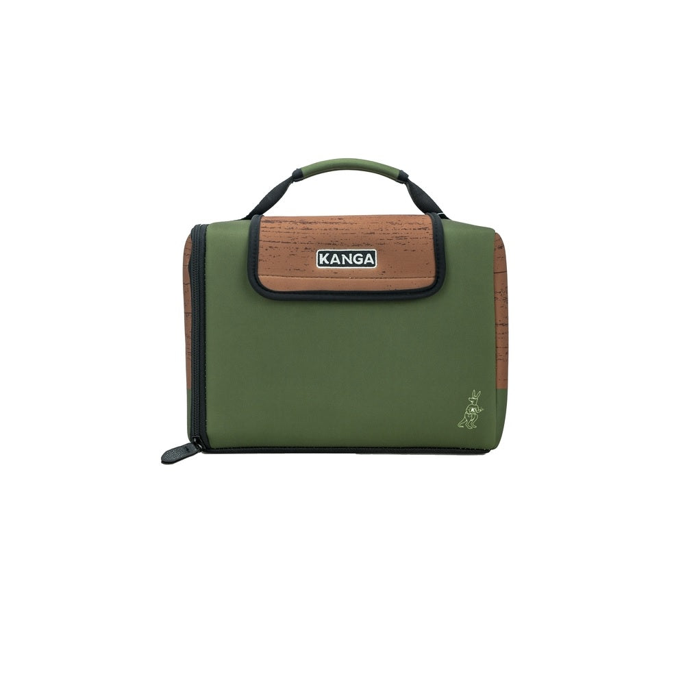 Kanga KM03-ST-12-WOOD Kase Mate Cooler, Green, 144 oz.