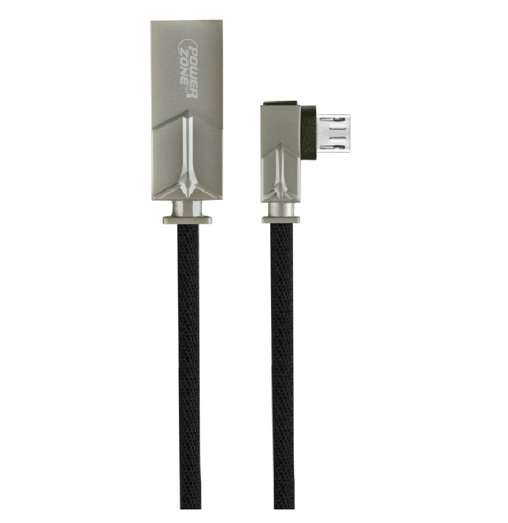 PowerZone T53-Micro Charging Cable, Black