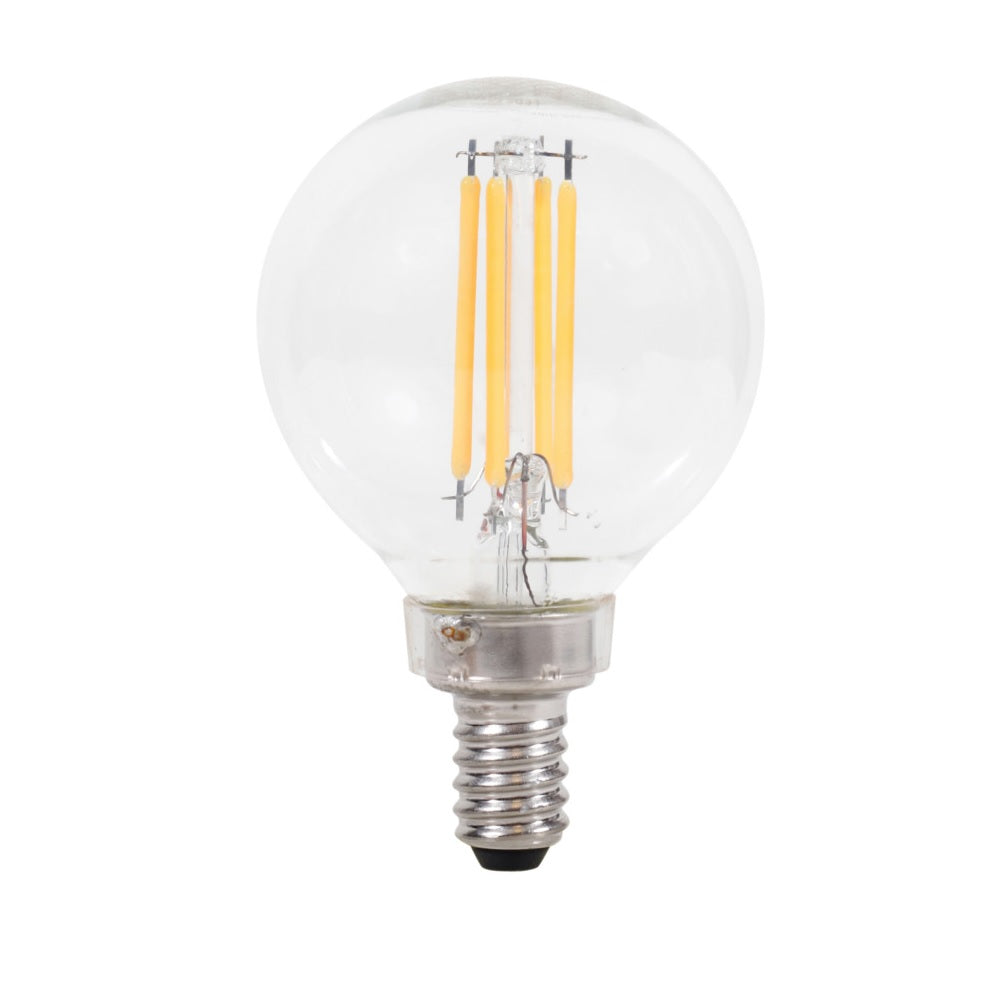 Sylvania 40852 G16.5 LED Bulb, Clear, 500 Lumens