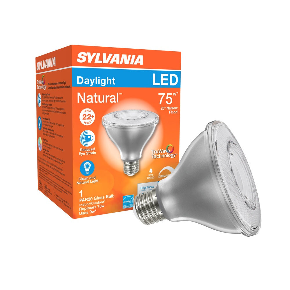 Sylvania 40915 PAR30  LED Light Bulb, 9 Watts
